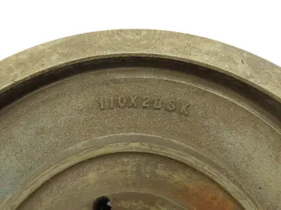 TB Woods 110X2BSK Pulley Sheave 2 Groove A,B Belt QD