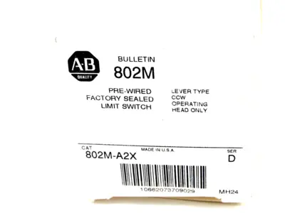 NEW ALLEN BRADLEY 802M-A2X LIMIT SWITCH 802MA2X