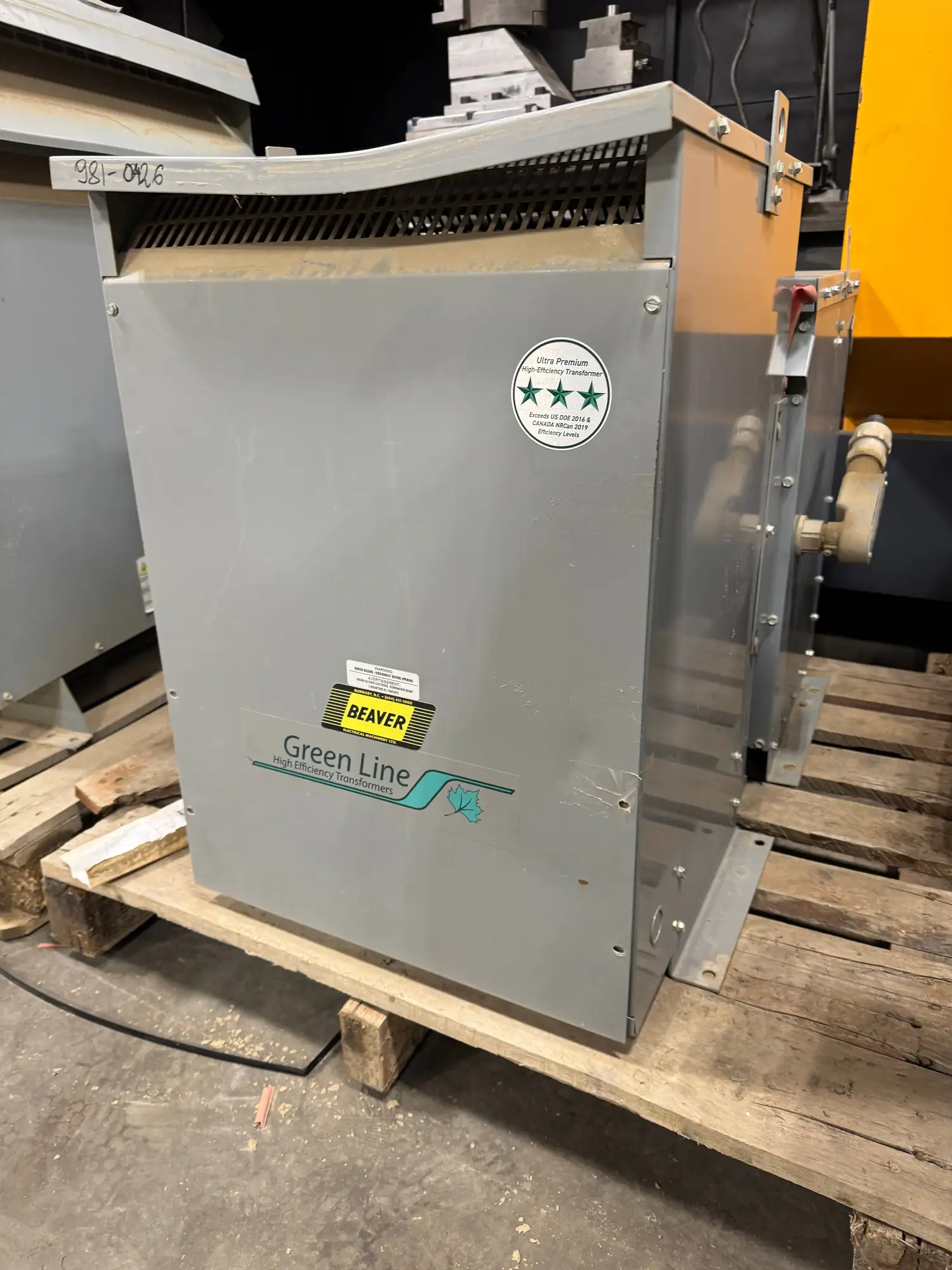 45 KVA 600V to 600Y/347 Isolation Transformer