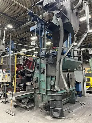 USED WHEELABRATOR 14 SUPER II TUMBLE BLAST FINISHING MACHINE (SALE PENDING)