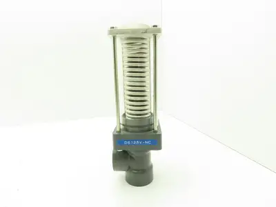 Plast-o-matic DS125V-NC 1 1/4" Shutoff Valve Spring Return NC Pneumatic Powered