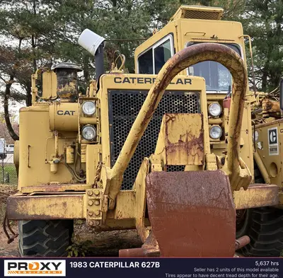 Used 1983 CATERPILLAR 627B Scrapers New Jersey US | Proxy Equipment #1380629