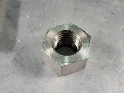 1" x 8" B8M Stud w/ 8M Hex Nuts