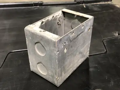 4x2.5" High Voltage Pre-Ganged Masonry Box