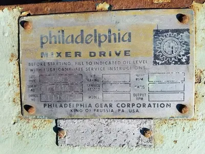USED PHILADELPHIA MIXING SOLUTIONS 3257868M001