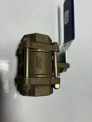 NIBCO T-590-Y-1-1/2 THD BALL VALVE 3-PIECE TYPE NPT THD 600 CWP