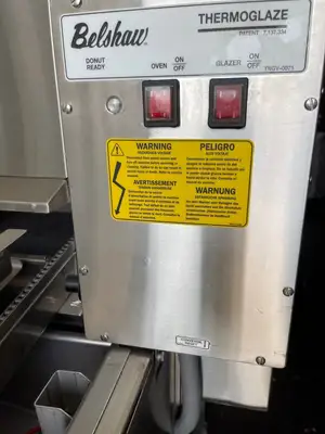 Used Belshaw Used Belshaw Thermoglaze TG-50 Donut Glazing Icing Machine 50-75dz Per Hour 208V Donut Equipment Illinois US | Falcon Restaurant Supply #1375862