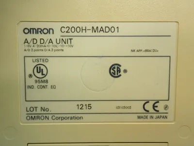 USED OMRON C200HMAD01