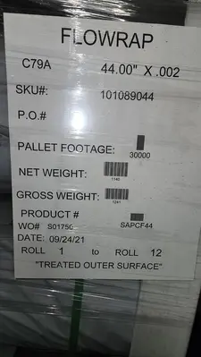 USED SEALED AIR STEALTHWRAP