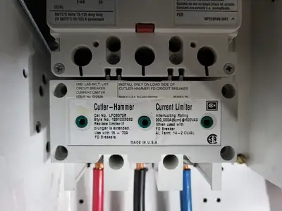 60/100 Amp MCC Circuit Breaker HFD3060/HFD3100 w/ LFD3070R/LFD3150R Limiter