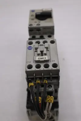 ALLEN BRADLEY 140M-D8N-B40 CIRCUIT BREAKER WITH 100-C12*01 CONTACTOR STOCK 4826A