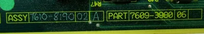 USED PRESSTECH 7609-3980-06 TRANSPUTER BOARD 7610-8190-4 7609398006