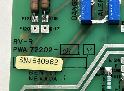 USED BENTLEY NEVADA PWA72202-01