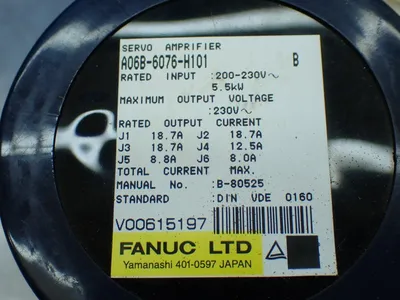 USED FANUC A06B6076H701