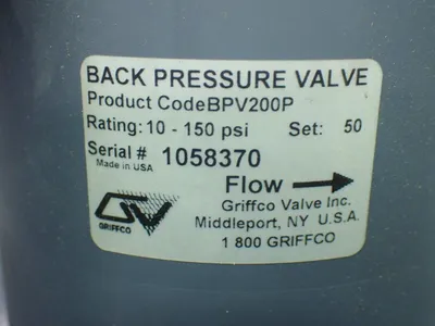 New | in-Stock GRIFFCO BPV200P Valves/Fittings | HGR 24 #732699