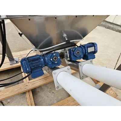 Used Spiroflow Bulk Bag Discharger Loss in Weight Batching System w/Flex Screws