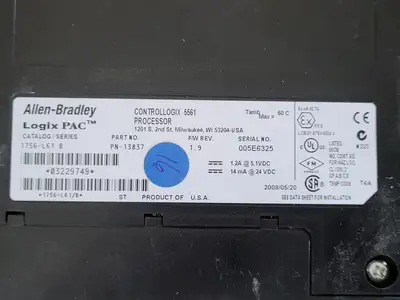 Used ALLEN-BRADLEY 1756-L61/B Misc Electrical & Power Parts British Columbia CA | Lenmark #836109