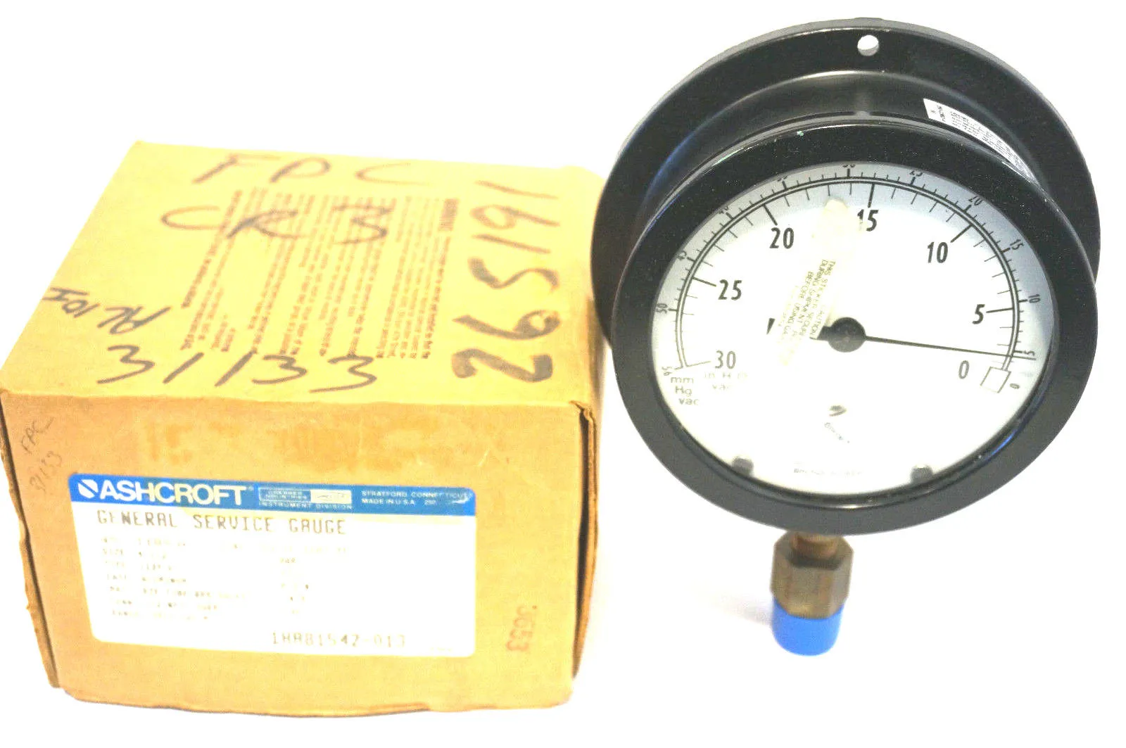NEW ASHCROFT 45-1189A-04L-30 GENERAL SERVICE GAUGE 451189A04L30
