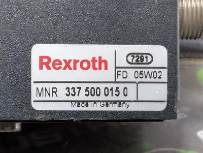 Rexroth 3375000150 DDL Pneumatic Valve Driver Used