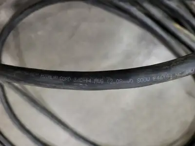 SOOW Power Cord 14 AWG 3 Conductor 600V w/ Plug 15A 125V