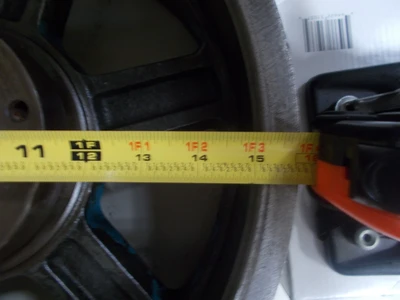 USED WOODS WOODS 7 1/16  BELT PULLEY 7 GROOVES
