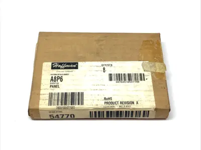 New | in-Stock Hoffman Enclosure Panel 6-3/4" x 4-7/8" BOX OF 8 Electrical Panels Michigan US | Maverick Industrial Sales #1392413