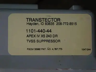 TRANSTECTOR APEX IV 240DR Electrical Equipment, Miscellaneous | Rock Solid Tools (2)