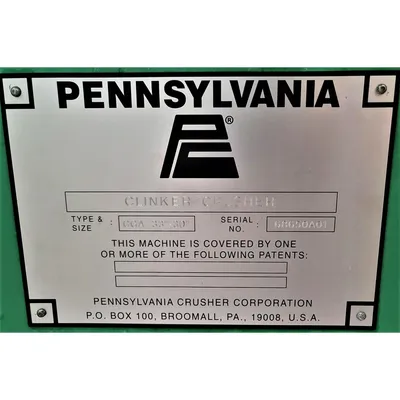 NEW PENNSYLVANIA CRUSHER CGA 33-30