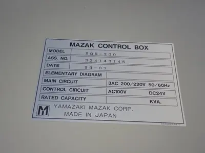 USED 1999 MAZAK SQR200