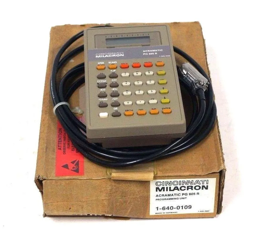 NEW CINCINNATI MILACRON PG-605-R HAND HELD PROGRAMMER PG605R