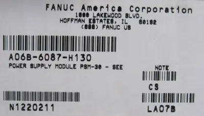 NEW FANUC A06B-6087-H130 POWER SUPPLY A06B6087H130