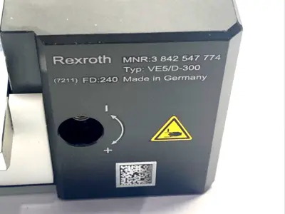 New | in-Stock Bosch Rexroth 3 842 547 774 Parts (Hydraulics and Pneumatics) Michigan US | Maverick Industrial Sales #1454278