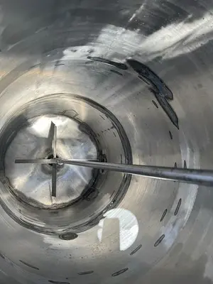Tank, 100 Gallon, Stainless Steel, Agitated, Dish Bottom #S745084