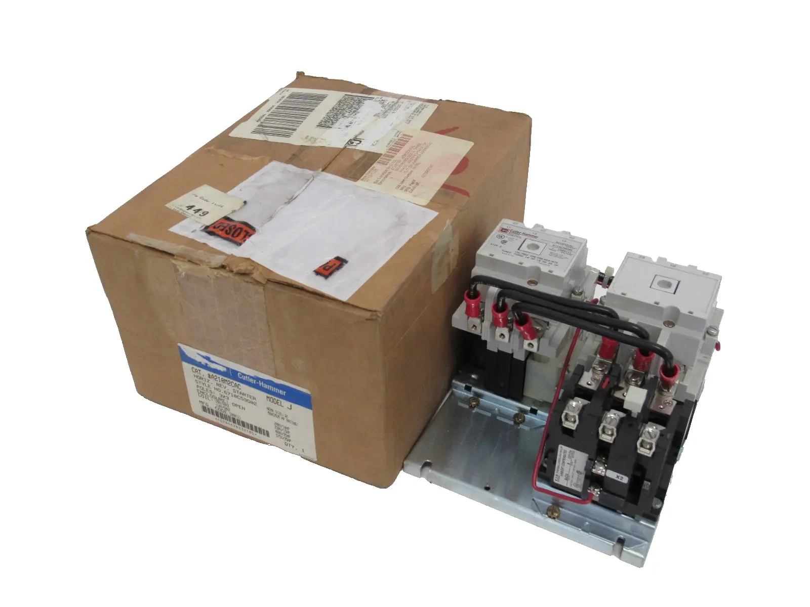 NEW CUTLER HAMMER A210M2CAC STARTER SIZE 2 MODEL J