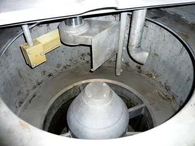 Ellerwerk 735 U-A perforate basket centrifuge, 316SS.