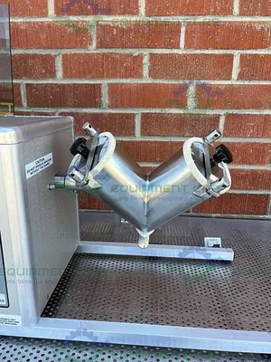 USED GLOBEPHARMA MINIBLEND MNB-1  LAB V-BLENDER 1/10 HP, 115V, MFG 2016
