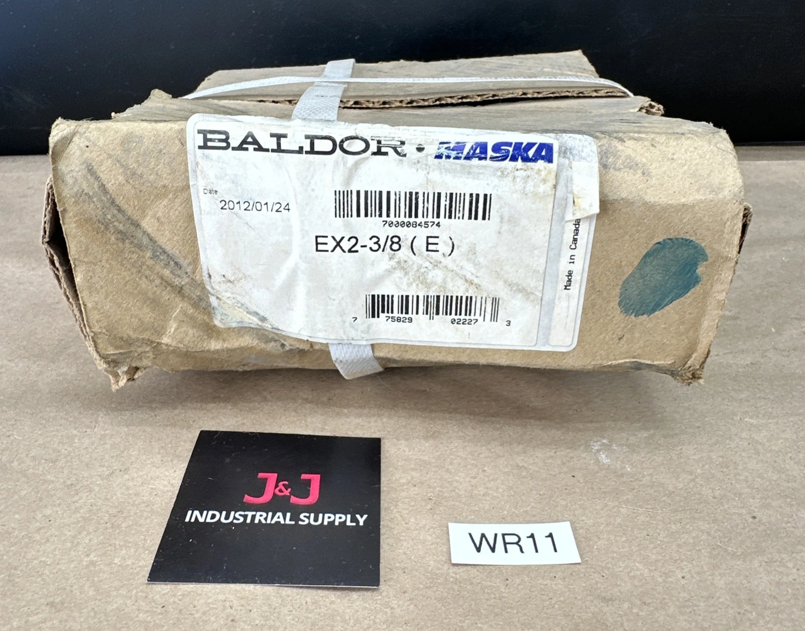 BALDOR Maska EX2-3/8 QD Bushing 120512 - NEW IN BOX SURPLUS - FAST SHIPPED 🇺🇸