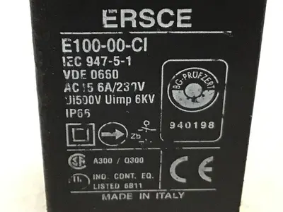 USED ERSCE E100-00-CI