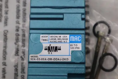NEW MAC VALVES 52A-33-00A-DM-DDAJ-2KD 3/2-way Normally Open H767A