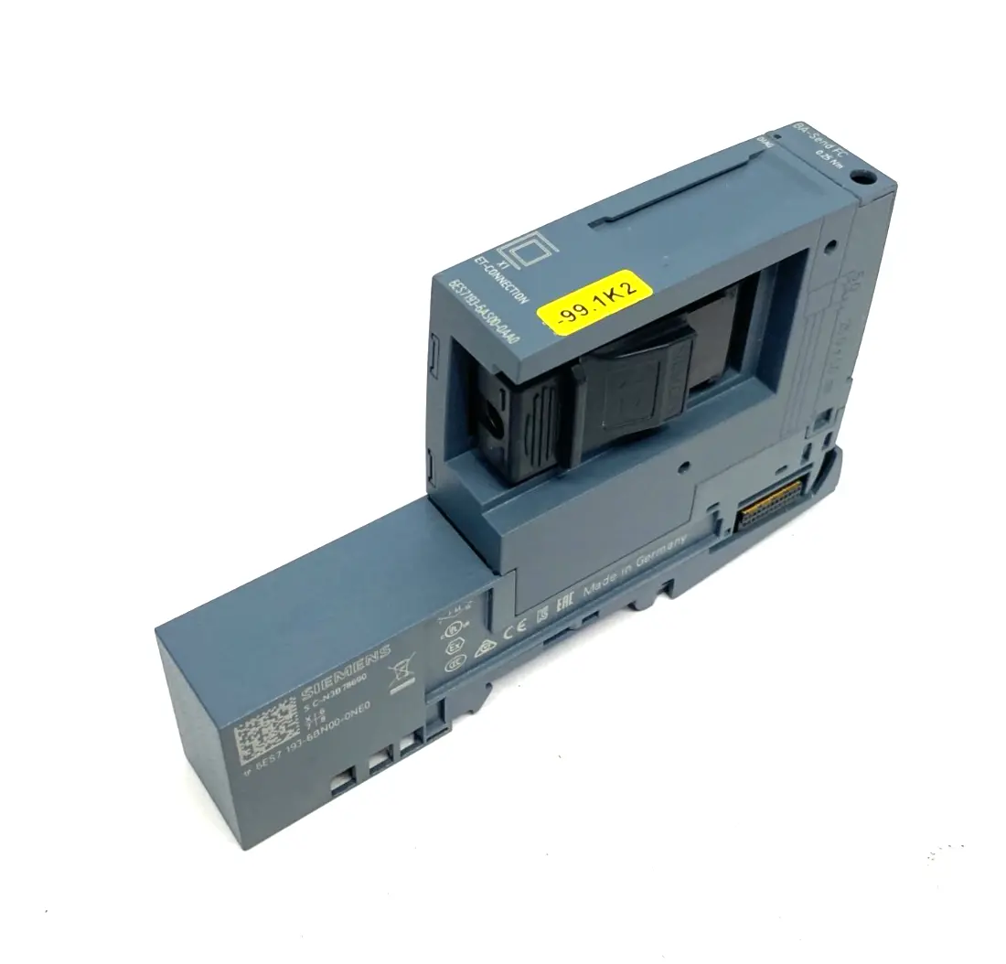 Used SIEMENS SIMATIC ET 200SP BUS ADAPTER, W/ BASE TERMINAL Connector Accessories | Maverick Industrial Sales #1108955