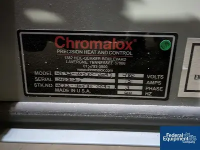 USED Chromalox 10KW Chromalox Oil Heater