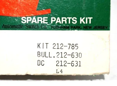 NEW ASCO 212-785 REBUILD KIT 212785