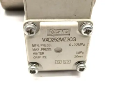 VXD252MZ2CG | SMC  Pilot Operated 2-Port Solenoid Valve 20mm Orifice 110VAC - Used