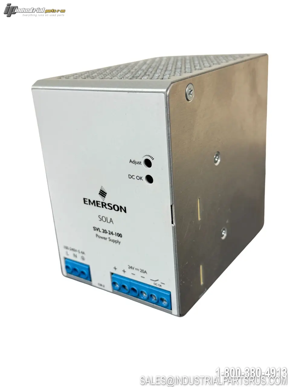 Used EMERSON SOLA SVL 20-24-100 POWER SUPPLY Power Supplies Kentucky US | Industrial Parts R Us Inc. #1547935