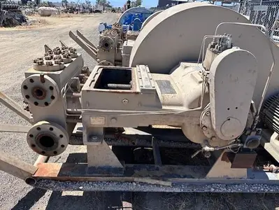GASO 3968-F / 100 HP Triplex Pump Size 2.5” x 5” with Steel Fluid End SN 44484