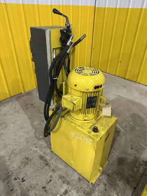 48" HYDRAULIC PALLET INVERTER / FLIPPER / UPENDER MACHINE: STOCK #22798