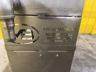 24" ROTARY DRUM MIDBROOK 3-STAGE STAINLESS STEEL PARTS WASHER, NEW IN 2021: YOBRO #24812