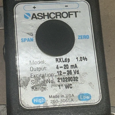 USED Ashcroft RXLdp