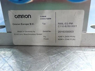 Used OMRON R88LESPMC110B2500001 Linear Actuators Ohio US | HGR 24 #728056