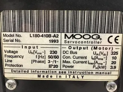 USED MOOG L180-410B-A2
